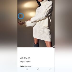 White Pristine 2pc set